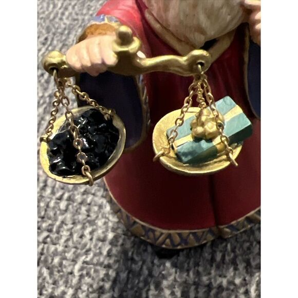 Hallmark Keepsake Ornament 2003 The Decision Santa With Scale - Picture 5 of 9